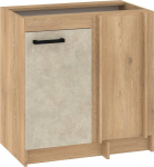 Alumine nurgakapp Meblocross Rodos ROD-09 S80-NP, Cremona tamm/beež