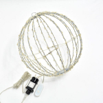 J&otilde;ulutuledega LED-pallid, 12", soe valge, 3 tk.