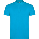 Puuvillane polos&auml;rk LON6638 t&uuml;rkiissinine