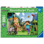 100 t&uuml;kist pusle Ravensburger Minecraft