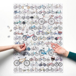 CzuCzu pusle 1000-osaline Puzzlove Bicycles