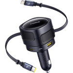 Akupank Baseus PD autolaadija 1x USB-C + USB-A port 90W must