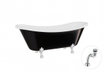 Vann Besco Amelia B&W 190, Black/White+Chrome, sifooniga Klik-klak Chrome