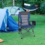 Redcamp Xxl kokkupandav matkatool 150 kg raskekaalulistele inimestele, k&otilde;rge seljatoega, luksuslik suur vastupidav kalastustool puuvillaste patjadega t&auml;iskasvanutele reisimiseks, piknikuks, kalastamiseks &otilde;ues