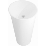 Konglomeraadist eraldiseisev kraanikauss Mexen Nilda, 52 x 52 cm, White matt