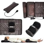 Vibreeriv seljamassaažimatt tugitooli madratsile 175x50cm pruun