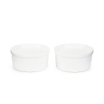 Homla k&uuml;psetusn&otilde;ude komplekt Tineo, valge, 9 cm, 2-osaline