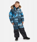 Kombinesoon WILLE 2, t.sinine mustriga/ t.hall 92