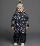 Lenne Poiste Talvekombinesoon 250 g 25319*4206, must/valge