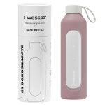 Wessper B1 klaasist veepudel veepudel 1000ml pitseeritud fitness j&otilde;usaalis