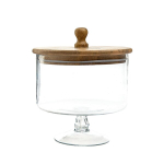Homla klaasist taldrik jalal Wood Colony, 18x16 cm, 2 tk.