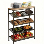 Riiul kapp hele pruun retro riiul loft 75 cm