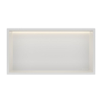 Vannitoa riiul, s&uuml;vistatav Wall-Box One - valge Lediga - 30X60X10 Cm