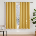 Magamistoa kardinad, kuldsed, 2 tk, K175xL140 cm