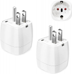 2tk reisiadapterit USA, adapter USA Saksamaa pistikuga