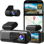 4K esi-taga videoregistraator ADAS-i ja GPS-iga