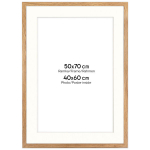 Looduslik raam passe-partout'ga fotodele suurusega 50x70 cm, passe-partout'ga 40x60 cm