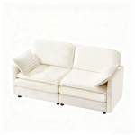 Minimalistlik kahekohaline diivan, mugav elutuba / magamistuba