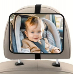 Laste j&auml;lgimise peegel autosse, black