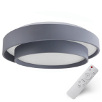 LED laevalgusti plafoon 50cm hall, &uuml;mmargune, puldiga, h&auml;mardatav ja muudetav v&auml;rvitemperatuur, kaasaegne