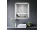 Vannitoa peegel LED-valgustiga 60x70 cm