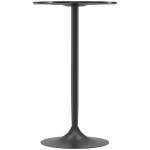 Baarilaud, laud 2-le inimesele, 60 x 60 x 102 cm, must