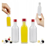 10x 50 ml klaasnurgaga minipudelit kingitusteks, pulmadeks, lik&ouml;&ouml;rideks