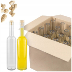 20x 500ml Futura pudelid koos kotiga alkohoolsete jookide jaoks