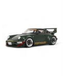 Diecast mudel Gt Spirit Gt559 Porsche 911 Rwb Penthouse Kaki Green 2008 1/18