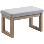Jalatugi Skandi-disainis, istumispall, jalapink, 68 cm x 38 cm x 42 cm, hall + naturaalne