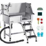 Koos pesuvahendihoidja ja PE veefiltriga koeravann &ndash; 870 mm x 488 mm x 1025 mm