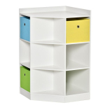 Lasteriiul, 3 mittekootud sahtlit, MDF, kallutuskindel, valge, Balta