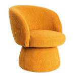 Homla CONFORT elutoa tugitool, sinepikollase v&auml;rvi polsterdus