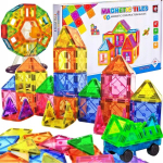 Magnetklotsid, hariv 3D nutikate v&auml;rvide komplekt, 70 osa., Magnetinės kaladėlės, edukacinis 3D i&scaron;manus spalvotas rinkinys, 70 el.