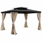 Paviljoni kardinad, 284x342.5x221.5 cm, khaki, &otilde;uekardin