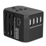 C-t&uuml;&uuml;pi kiirlaadimise multifunktsionaalne pistikuadapter, EL-ist USA-sse, 1 tk