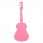 Klassikaline kitarr, 78 cm, roosa, puit, algajate komplekt