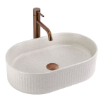 Pinnale Paigaldatav Kraanikauss Rea Vanda 48 Beige 49X31X13CM