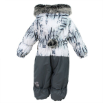 Huppa Laste talvekombe DEVON 1, white pattern/ gray