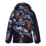 Huppa Poiste talvejope ALEX 1, black pattern/ black