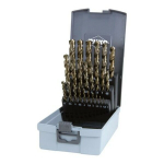 25-osaline metallist puurikomplekt RUKO HSS-G Co5