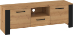 TV-laud Meblocross Slide Sli-10 2D1S, pruun/must