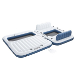 T&auml;ispuhutav parv Bestway Hydro Force 43964, 268x234x30 cm, valge/sinine