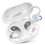 Spordiks sobivad juhtmevabad bluetooth-k&otilde;rvaklapid IP7 veekindluse ja 48h t&ouml;&ouml;ajaga LIVMAN Q38