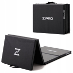 Kokkupandav treeningmatt Zipro, 180x60x4 cm, must