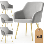 4 tooli komplekt Akord Estelle, hall