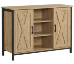 Leobert &ldquo;Artisan&rdquo; t&ouml;&ouml;stusstiilis metallist kummut jalgadel, pruun 100&times;70&times;35 cm