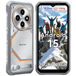 Telefon Blackview Fort 2 6.56" 24GB+128GB 5000mAh 16MP AI Android 15 NFC Dual SIM GPS - Valge