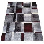 Otto 09 hall-punane vaip 80x150 cm