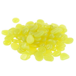 Helendavad fluorestseeruvad kivikesed, kollased, 100 tk.